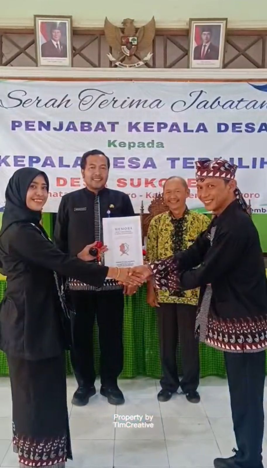 Serah Terima Jabatan Pj Kades kepada Kades Terpilih Resmi Digelar