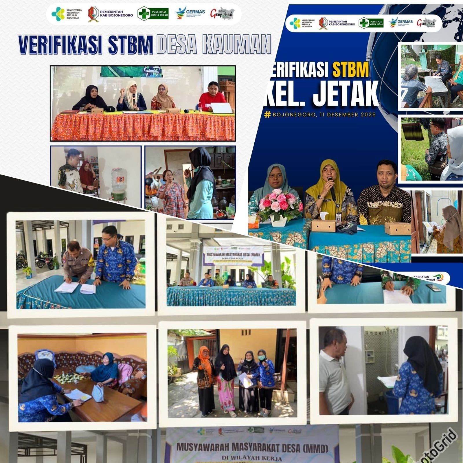 Puskesmas Wisma Indah Kawal Perilaku Hidup Sehat Melalui Verifikasi STBM dan MMD di tiga Wilayah