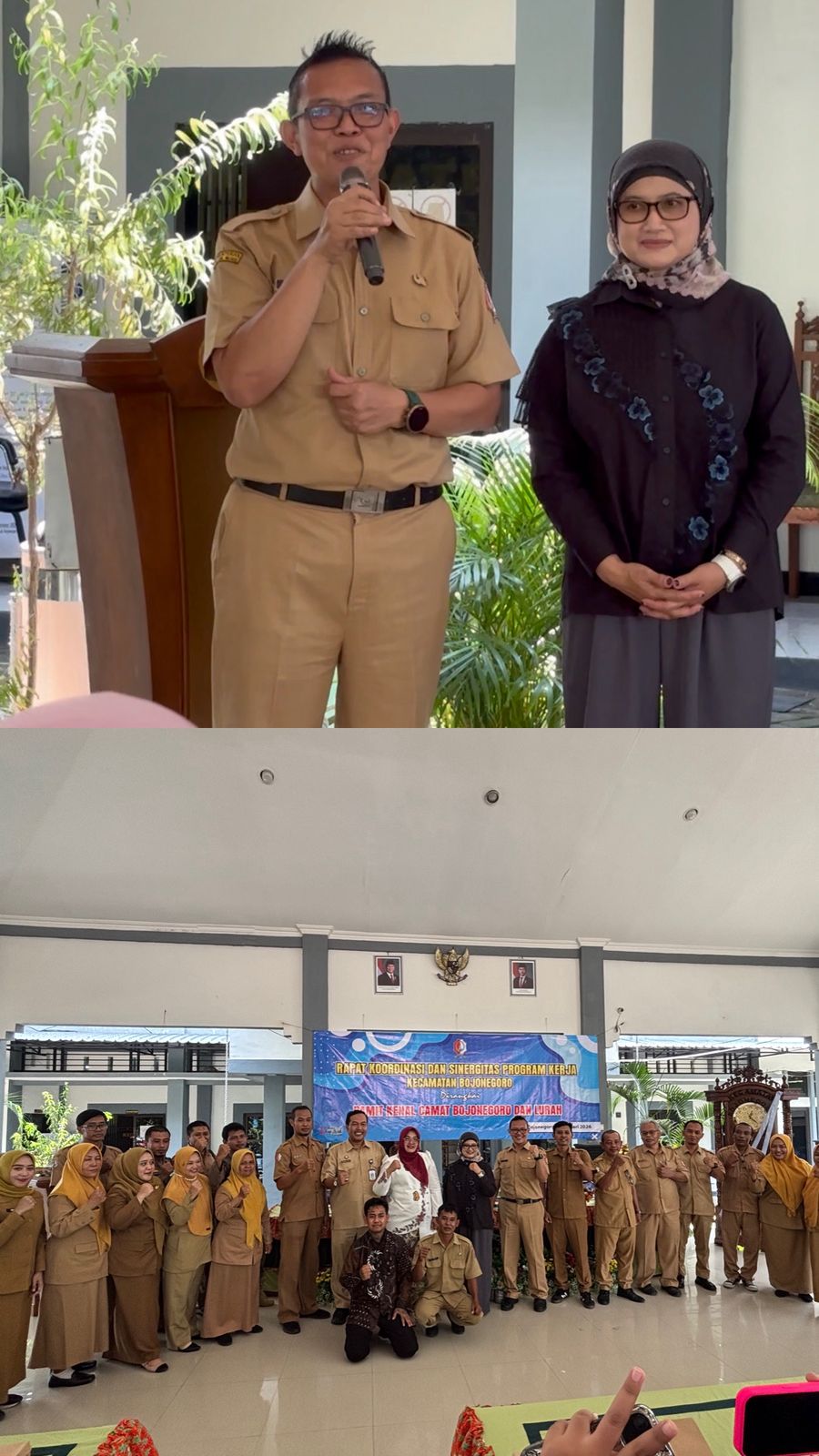 Momentum Penuh Haru dan Harapan: Kecamatan Bojonegoro Gelar Lepas Sambut Camat dan Lurah