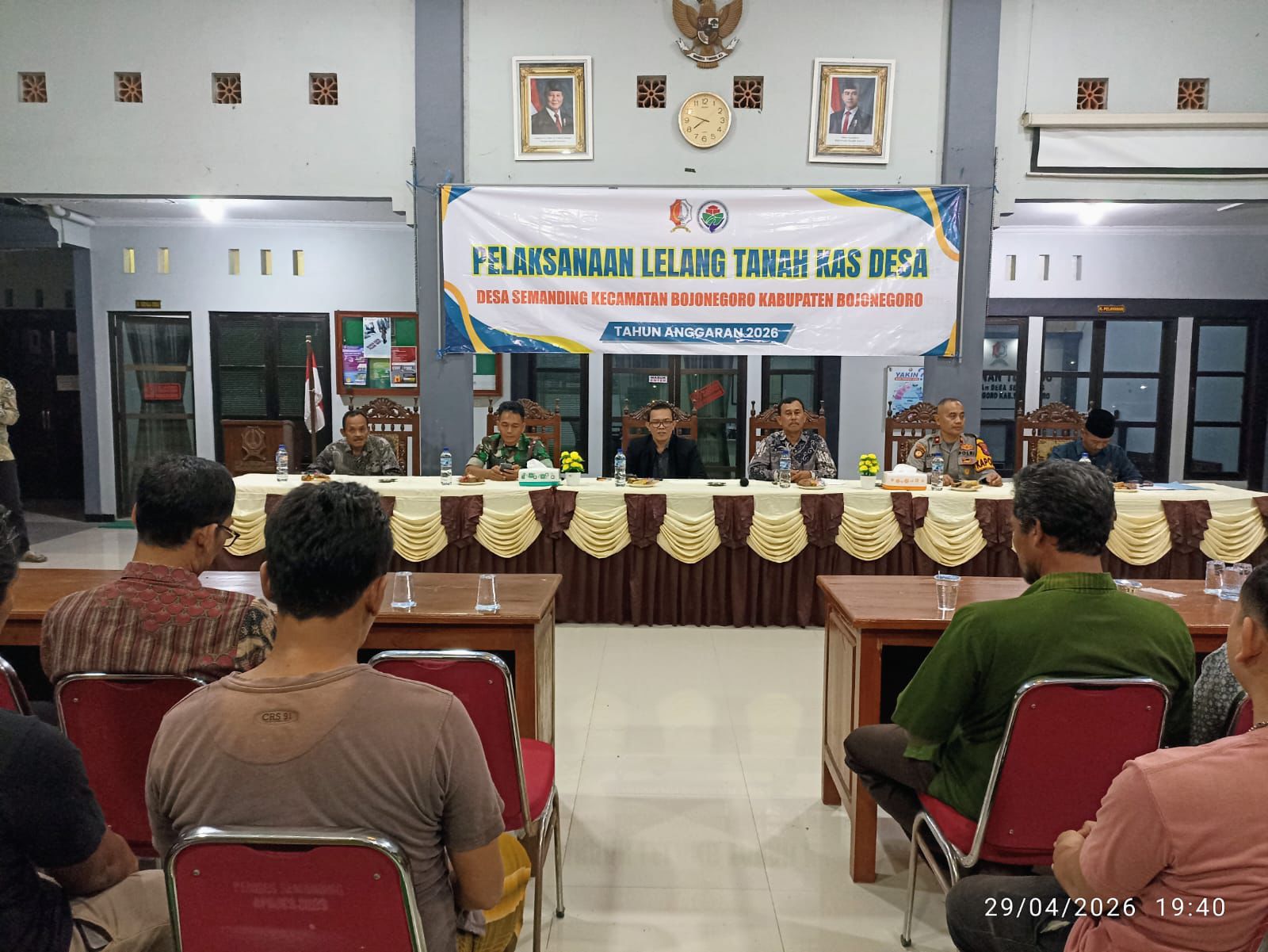 Wujudkan Transparansi, Pemerintah Desa Semanding Gelar Lelang Tanah Kas Desa Tahun Anggaran 2026