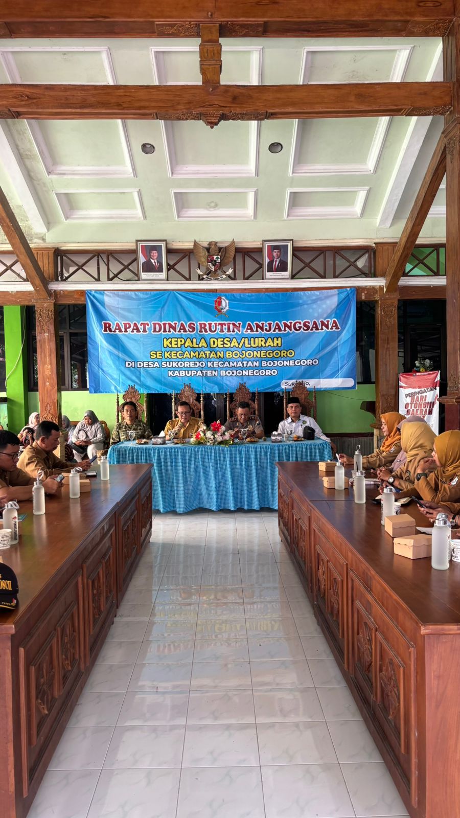 Perkuat Sinergitas, Jajaran Forkopimcam Gelar Kegiatan Anjangsana di Desa Sukorejo