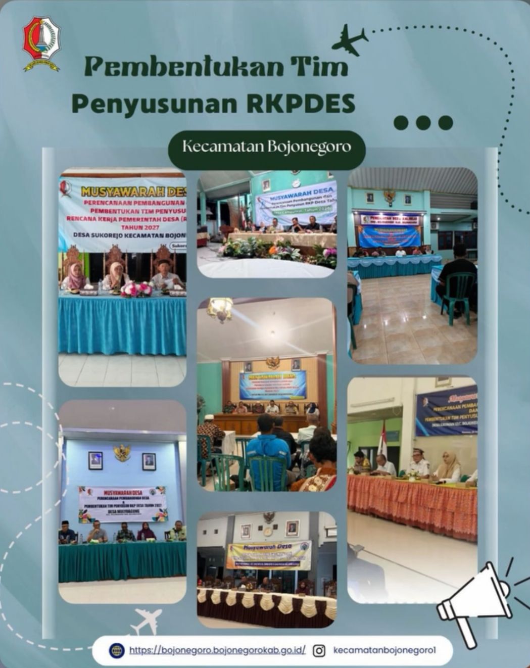 Persiapan Matang, Sejumlah Desa di Kecamatan Bojonegoro Gelar Musdes Pembentukan Tim RKPDes