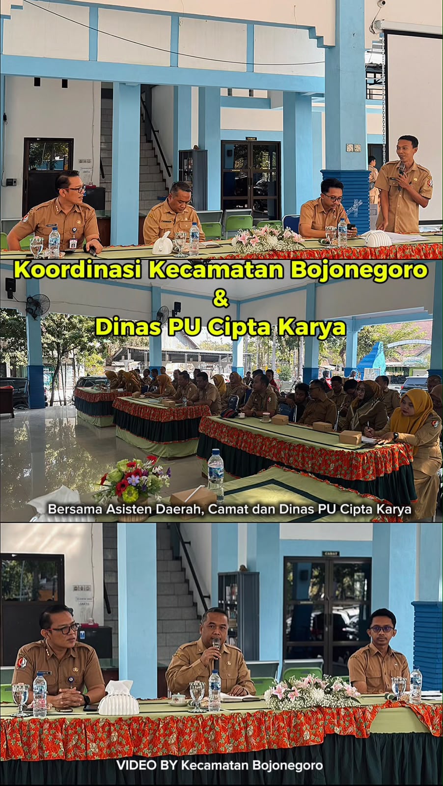 Antisipasi Genangan Air di Wilayah Kota, Kecamatan Bojonegoro Gandeng Dinas PU Cipta Karya