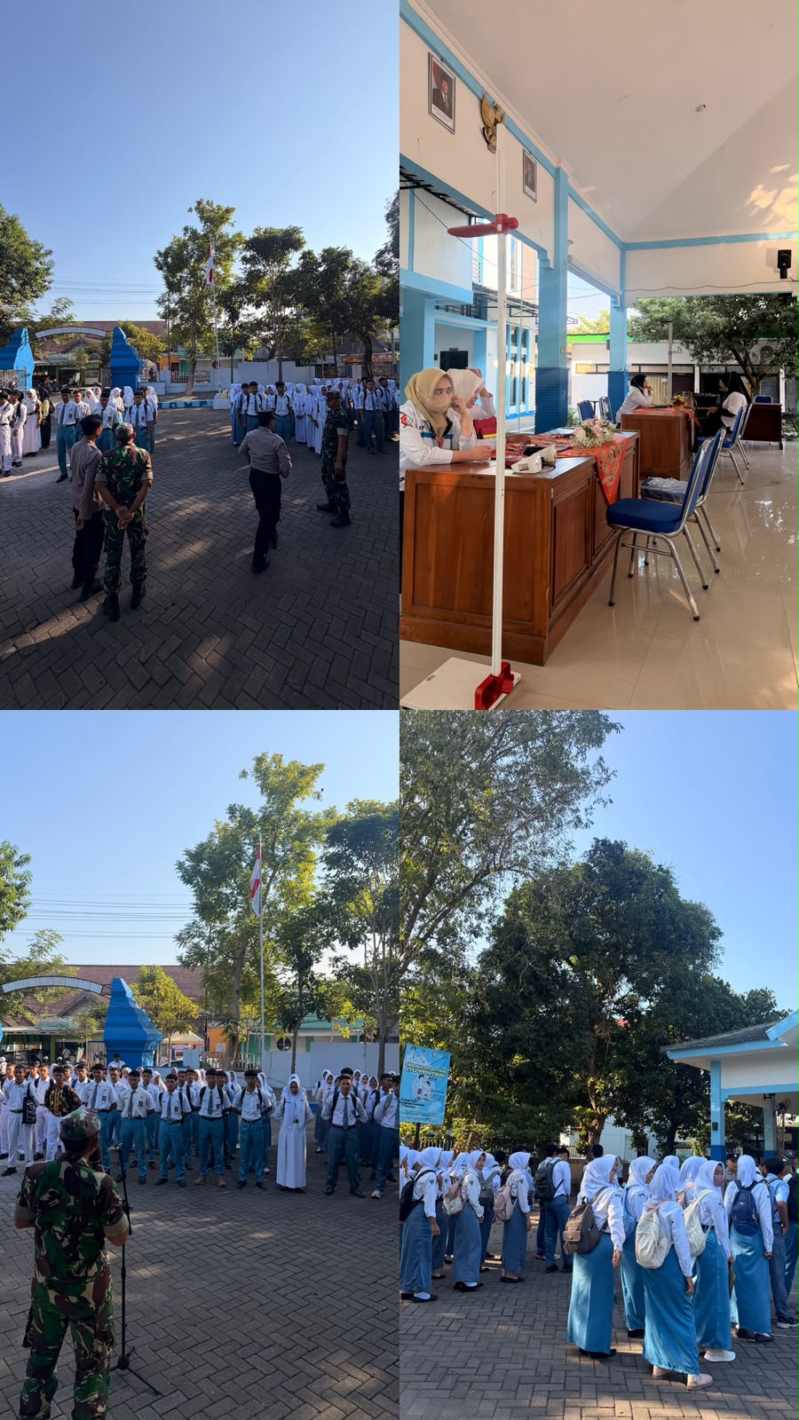Hari Pertama Seleksi Paskibraka Kecamatan Bojonegoro: Dari Cek Administrasi hingga Postur Tubuh