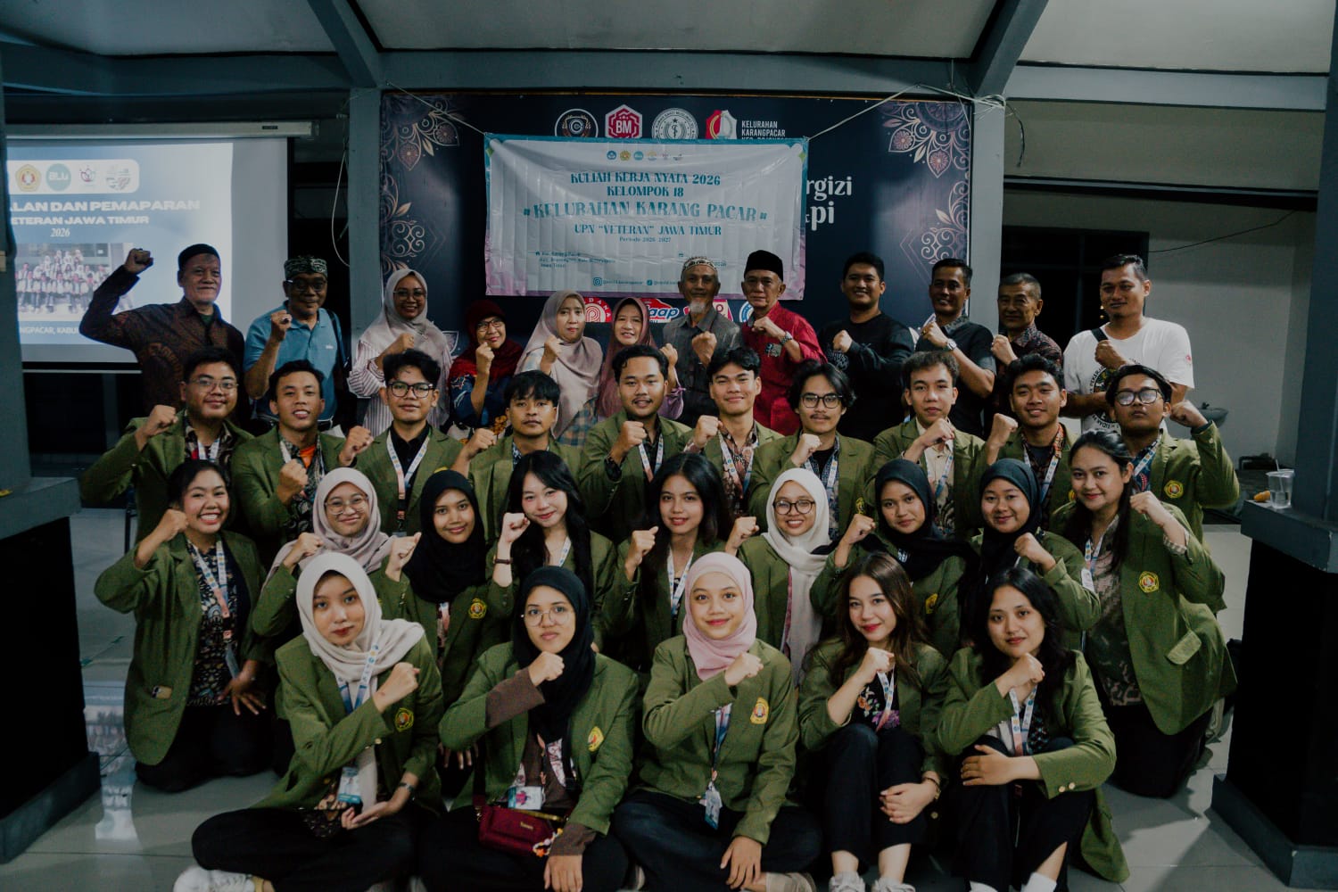 Gelar Meet & Greet, KKN 18 UPN V Jatim Siap Membangun Kelurahan Karangpacar Bojonegoro