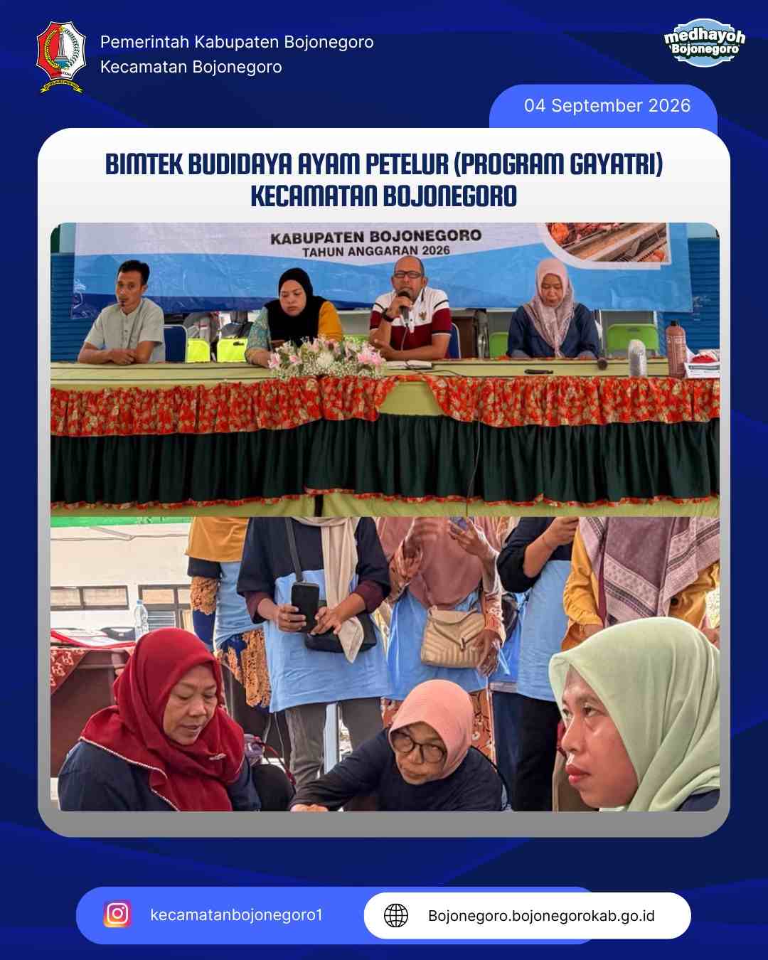 Tingkatkan Kemandirian Ekonomi Warga, KPM Kecamatan Bojonegoro dan Kapas Ikuti Bimtek Ayam Petelur