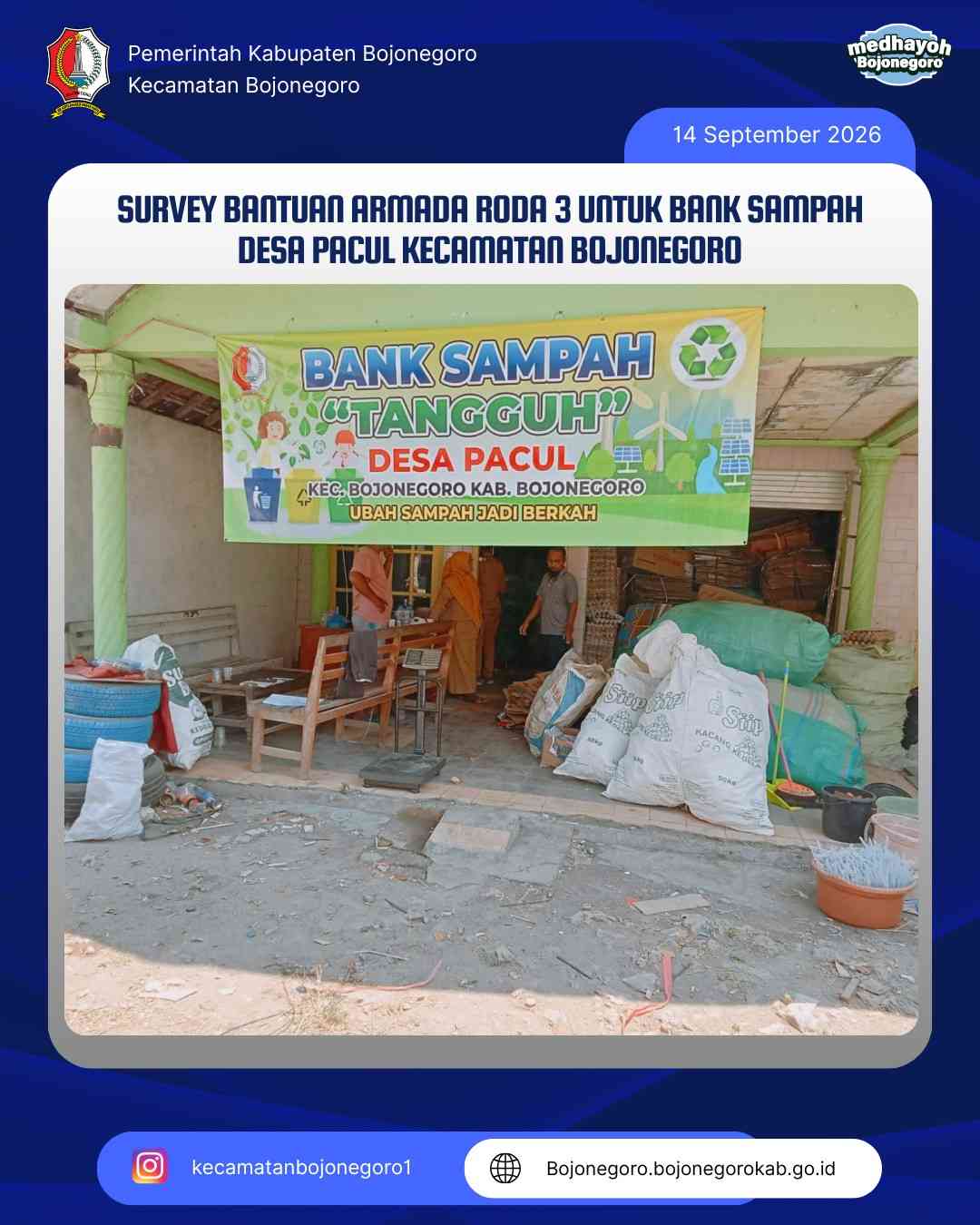 SURVEY BANTUAN ARMADA RODA 3 BANK SAMPAH