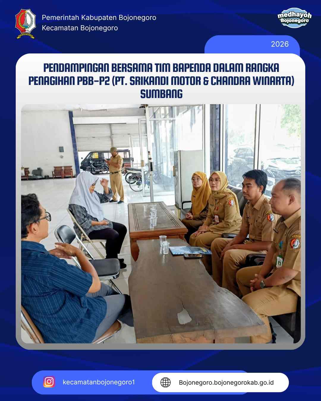 Optimalisasi PAD, Penagihan PBB-P2 di PT. Srikandi Motor