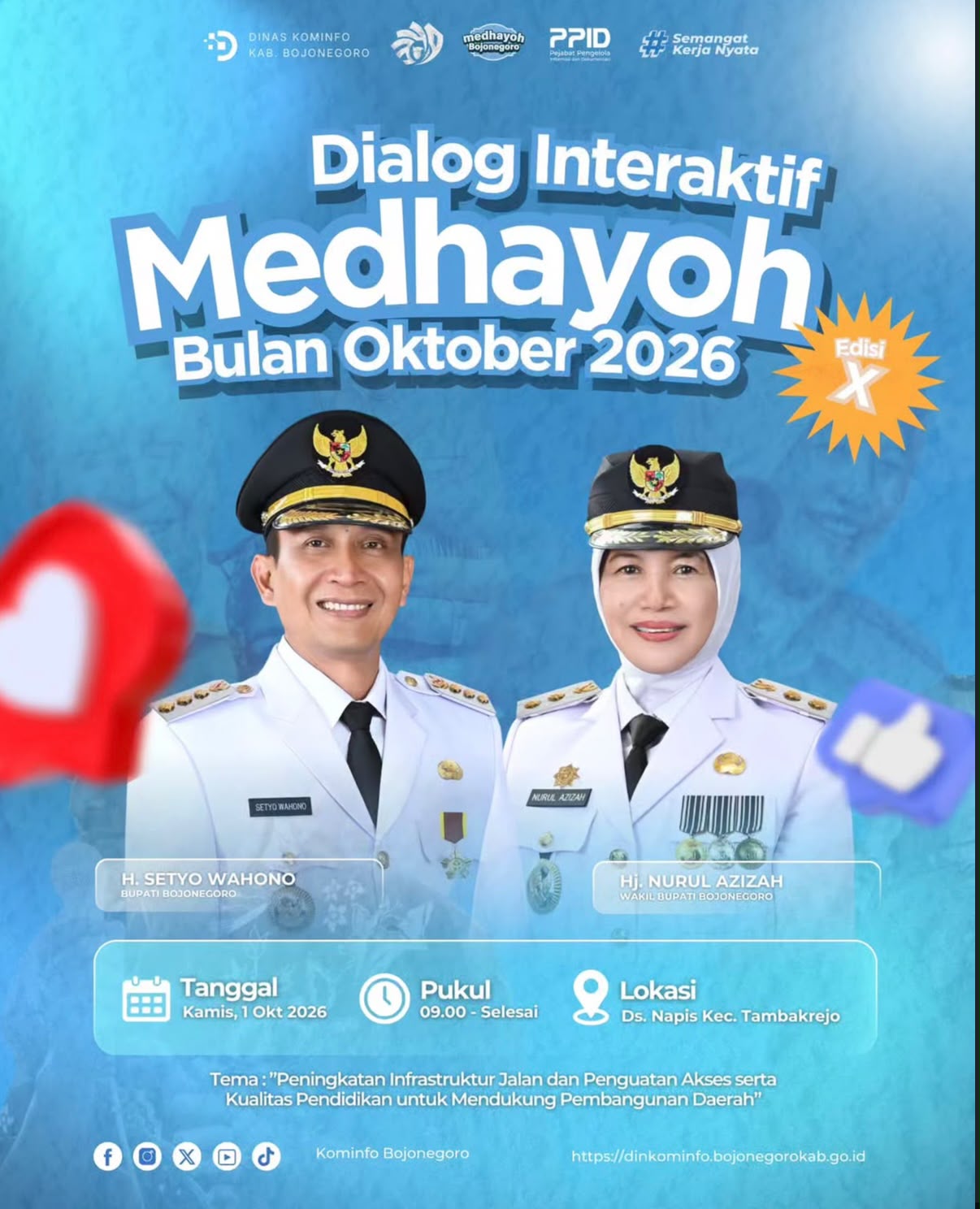 Dialog Interaktif Medhayoh Edisi Oktober 2026 Digelar di Desa Napis