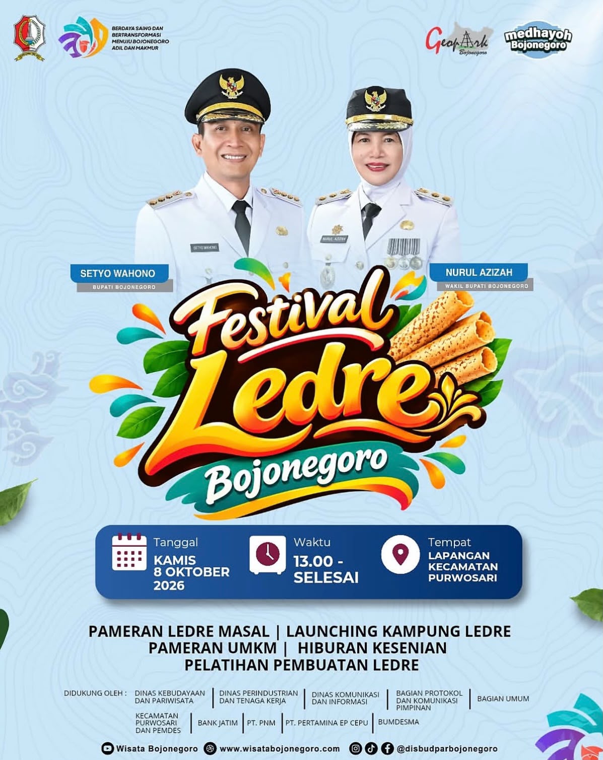 Festival Ledre Bojonegoro Digelar, Dorong Promosi Produk Kuliner dan UMKM Lokal