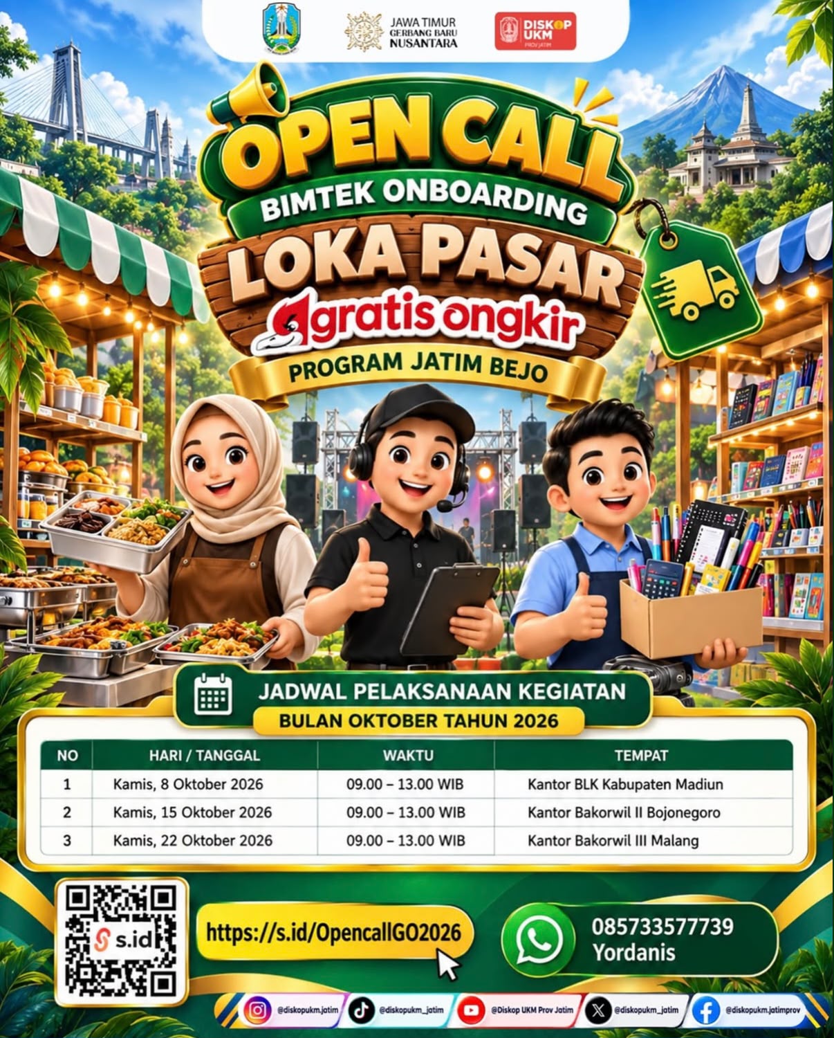 Open Call Bimtek Onboarding Loka Pasar Jatim Bejo Digelar di Bojonegoro