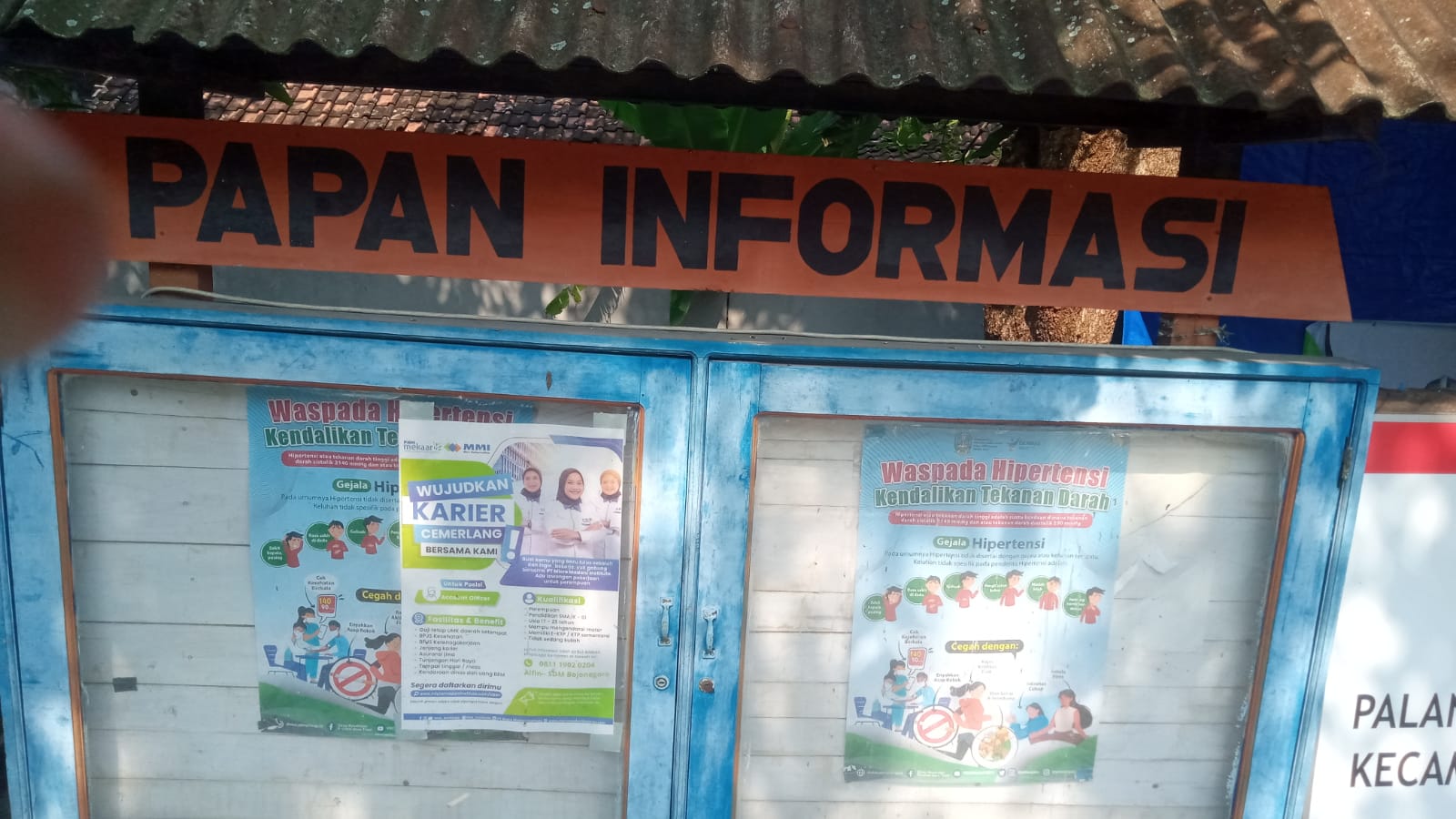 PAPAN INFORMASI KECAMATAN BOJONEGORO