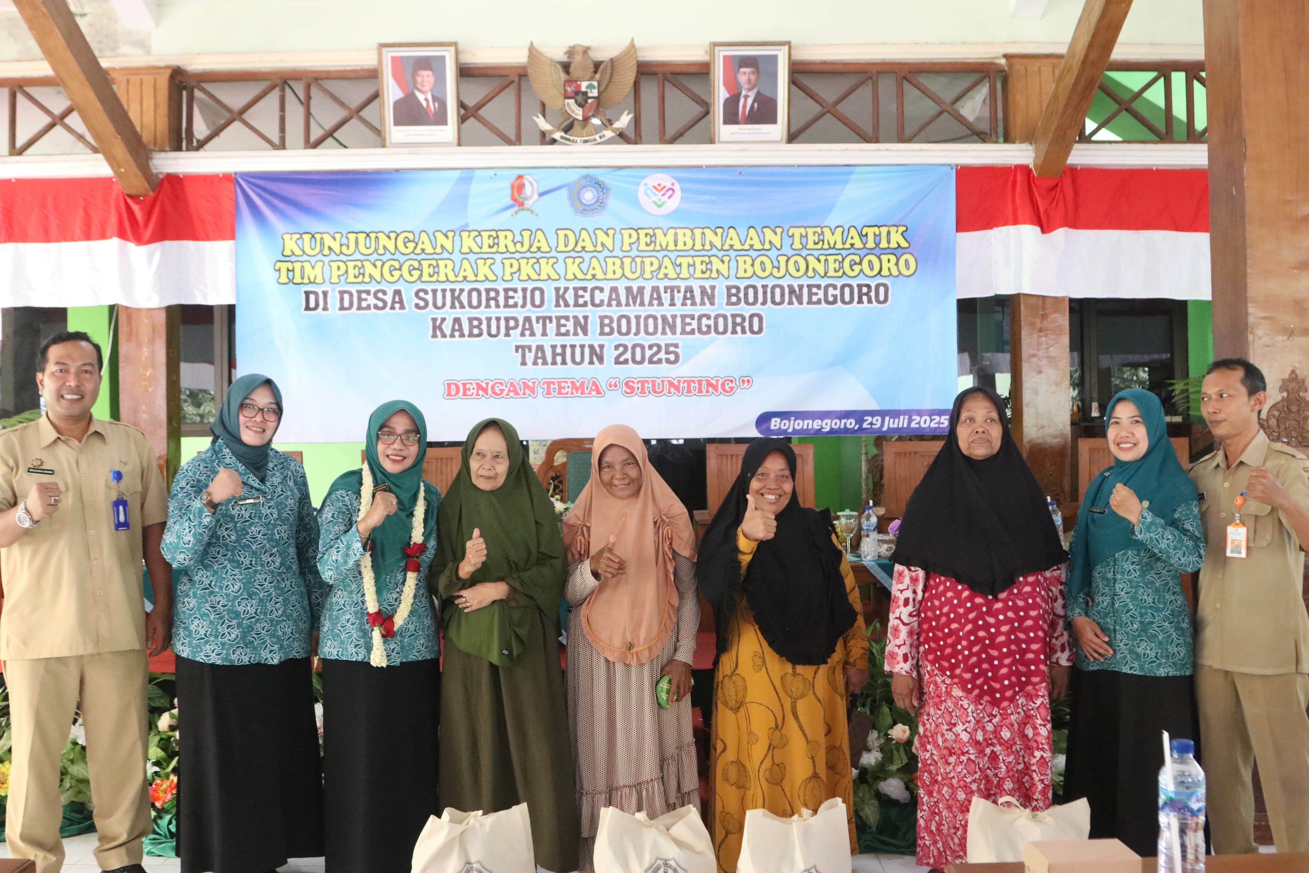 KUNJUNGAN KERJA DAN PEMBINAAN TEMATIK BERSAMA IBU CANTIKA WAHONO