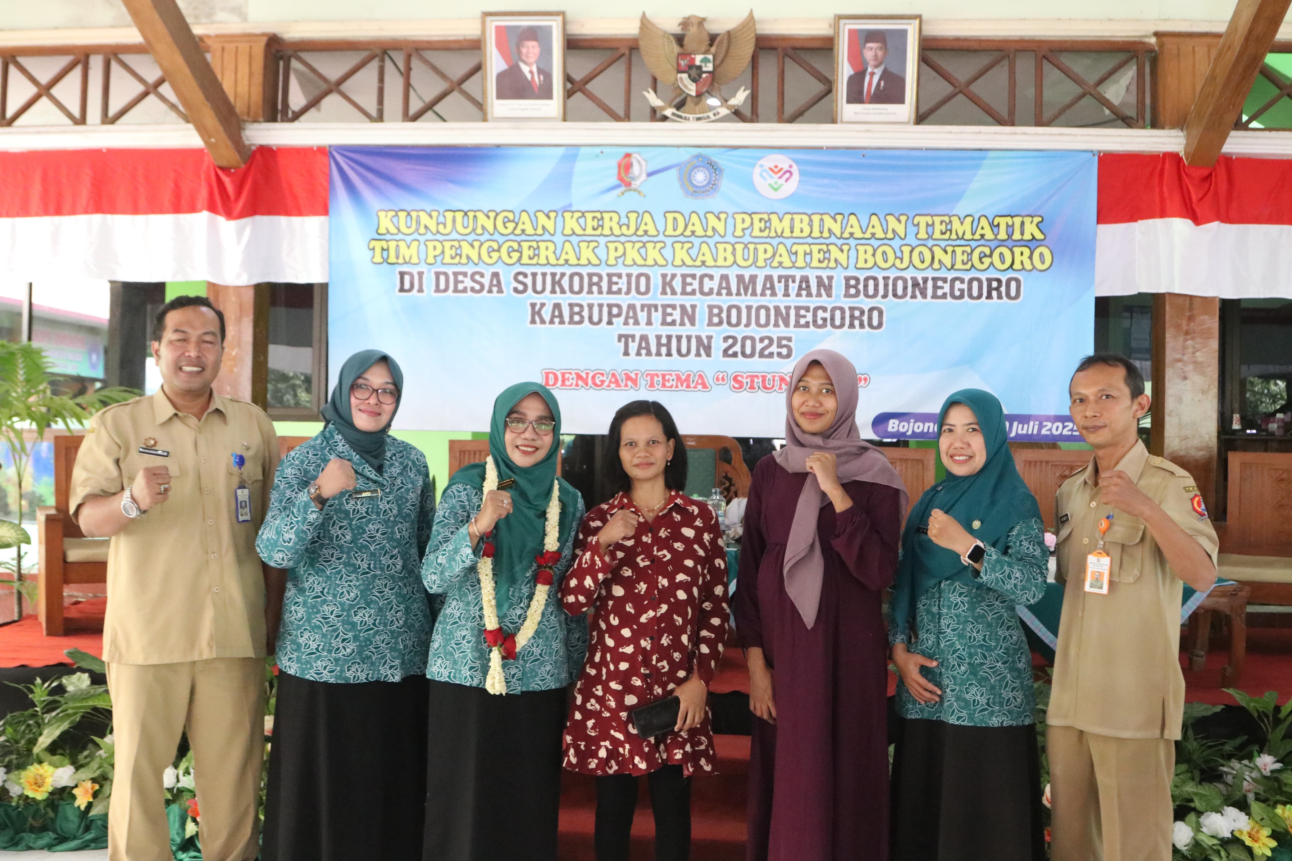 Kunjungan Kerja dan Pembinaan Tematik bersama Bu Cantika Wahono di Desa Sukorejo